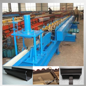 color steel rain gutter making machine